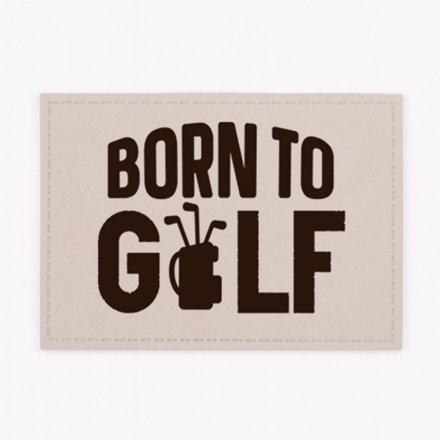 Engravable Leather Patch Blanks for Hats, Jackets & Bags – Laserable Faux Leather Patches with Adhesive & Stitch – Leatherette Apparel Patches (Rectangle, 5 Pack)