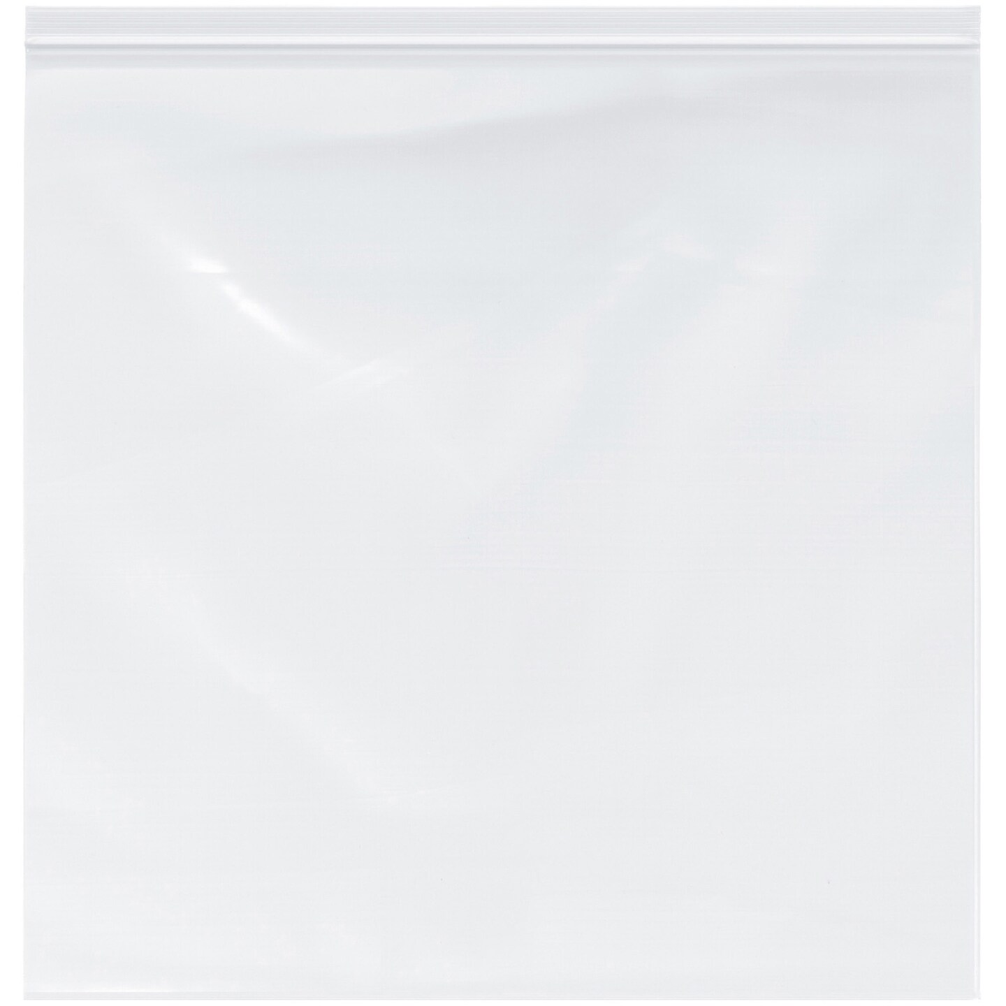 Plymor 20&#x22; x 20&#x22;, 2 Mil Zipper Reclosable Plastic Bags