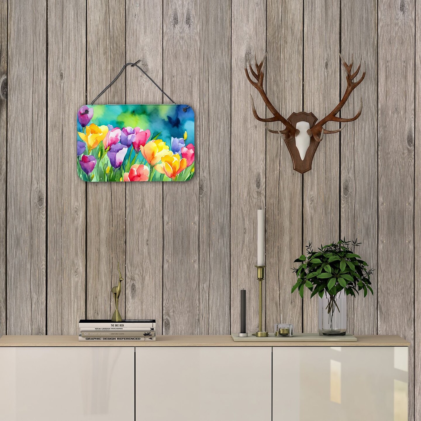 Edge Collections - 8" X 12" - Multicolor - Decorative wall Print - 1 Piece