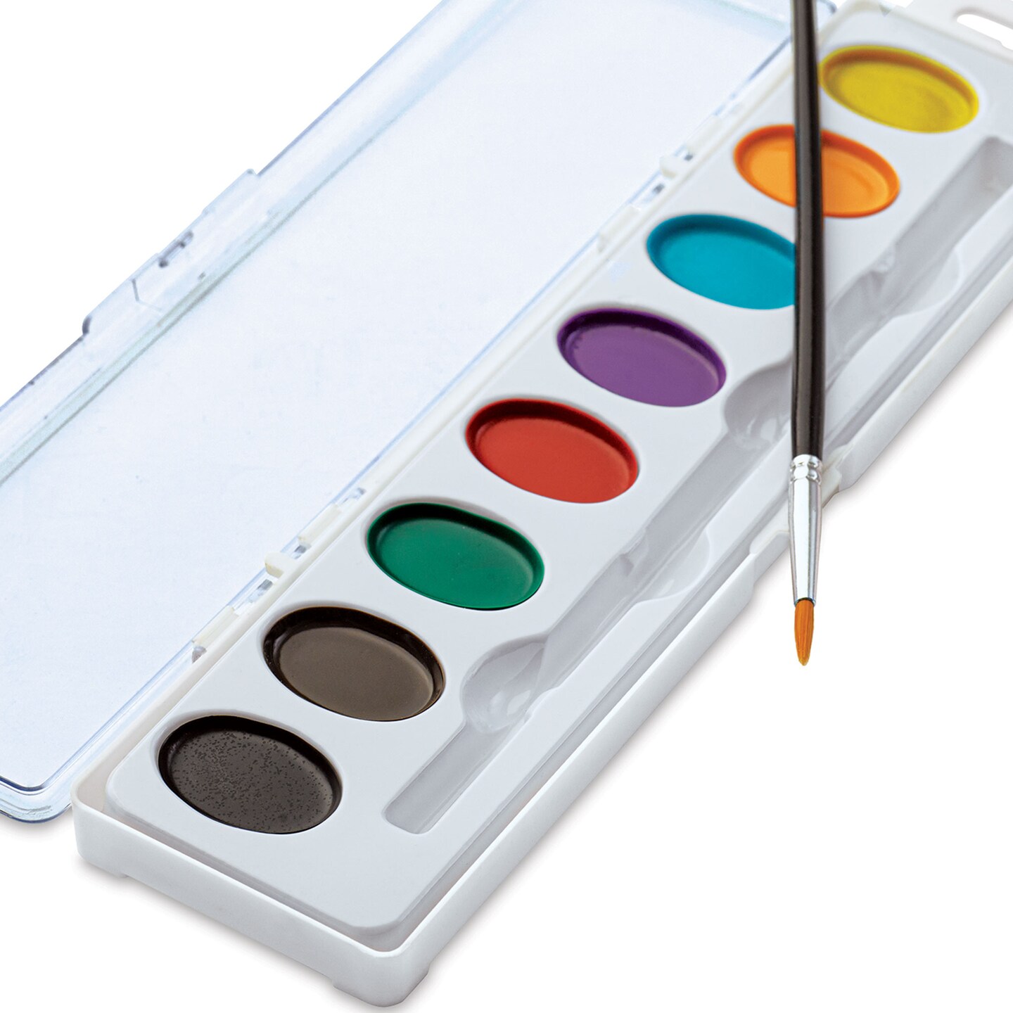 artPOP! Watercolor Paint, 8 AssortedColors Set, Includes Paintbrush