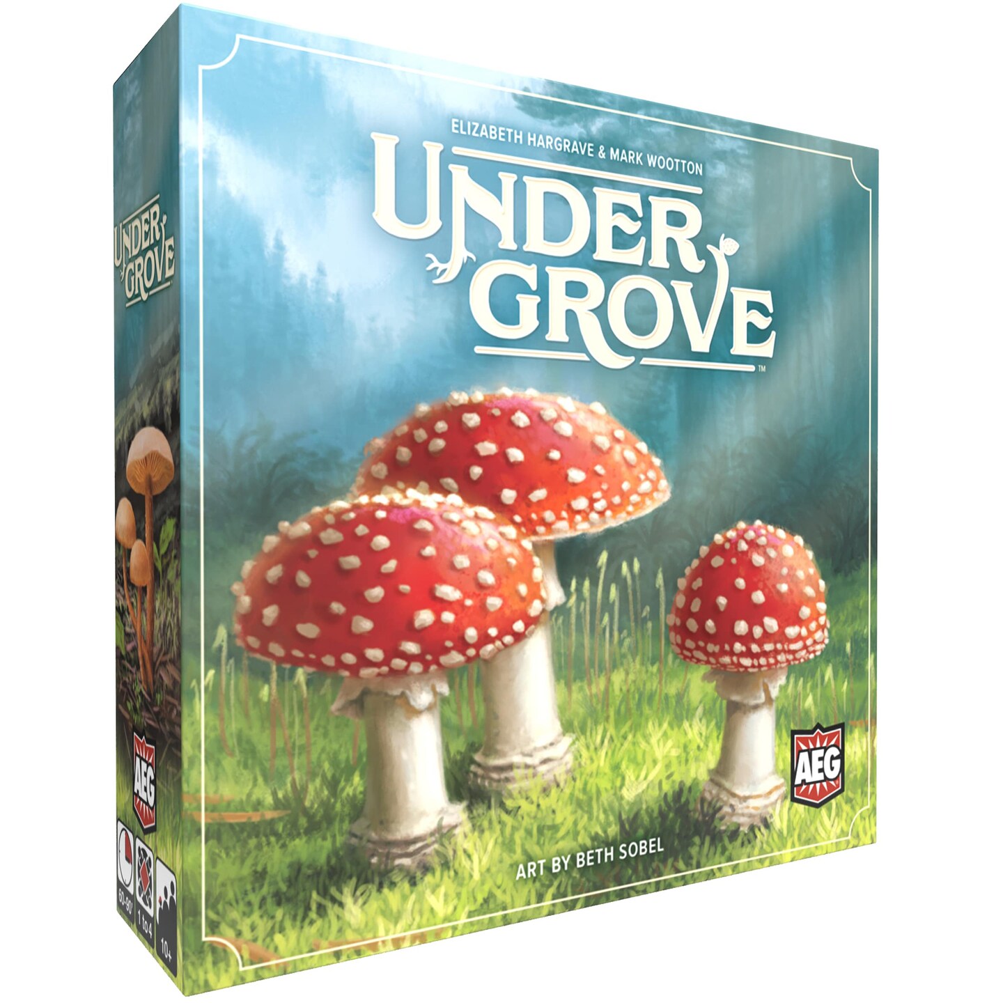 AEG: Undergrove -  Strategy Board Game, Nature Resource Management, Token Collection &#x26; Tile Laying, Tree Growing, Ages 10+, 1-4 Players, 60-90 Mins