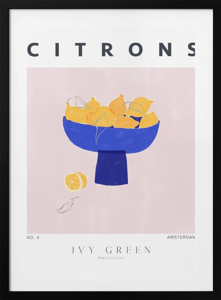Lemons by Ivy Green Illustrations Framed Art