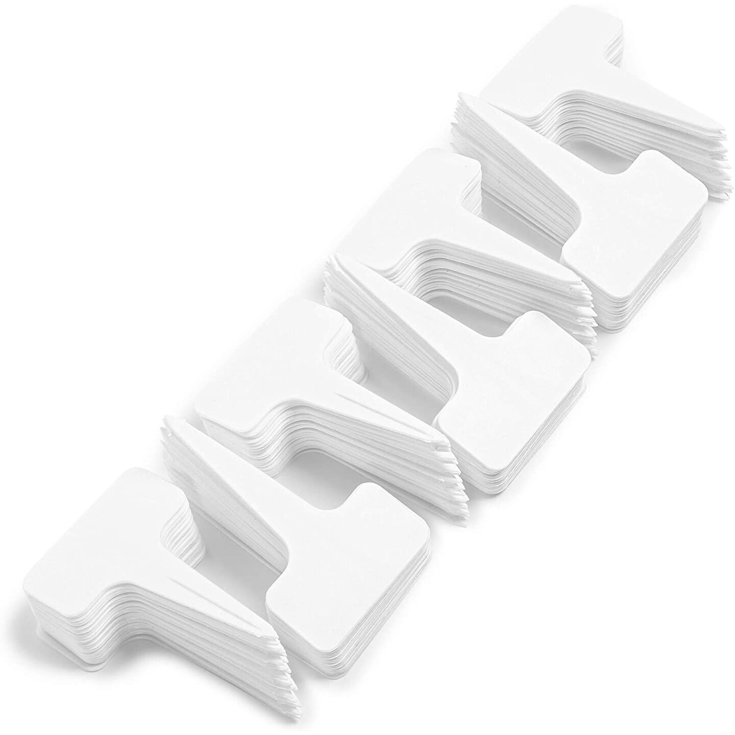 150 Pcs 4 inches Plant Labels, Garden Markers Plastic Nursery Seed Tags T-Type, White