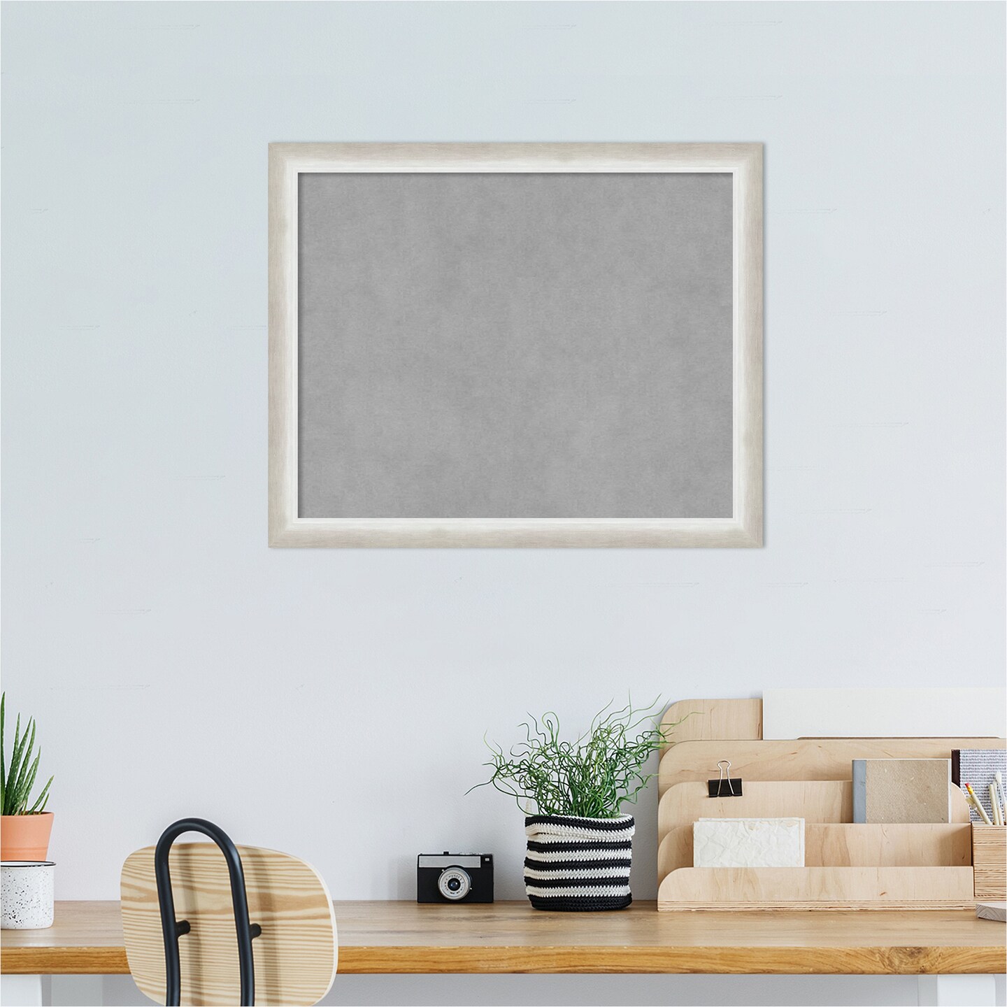 Two Tone Wood Framed Magnetic Board