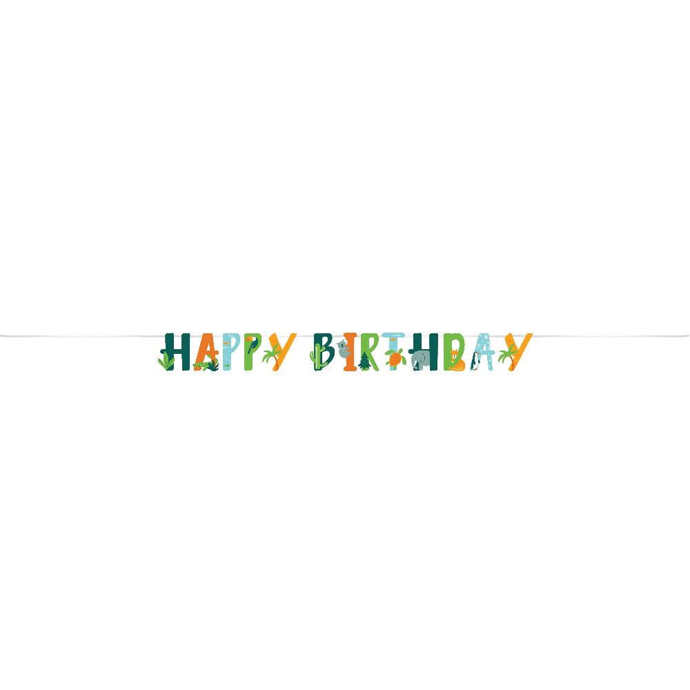 One-derful World Letter Banner