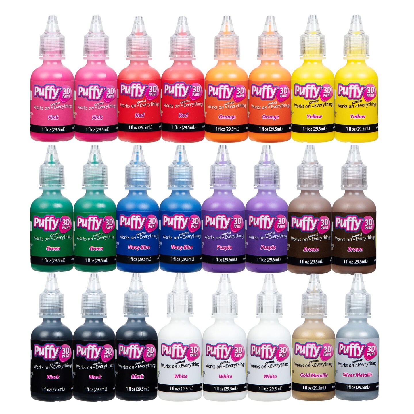 Puffy 3D Paint Value 24 Pack