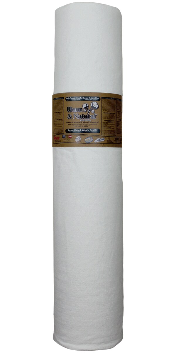 The Warm Company Warm &#x26; Natural 124&#x22; x 30 YD Cotton Batting - Premium Quilting &#x26; Crafting Batting, Ideal for Quilts, Sewing &#x26; More