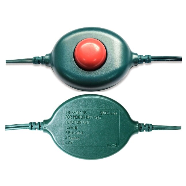 Flocked Montana Fir Christmas Tree with Twinkling Warm White LED Lights - 7.5 Foot