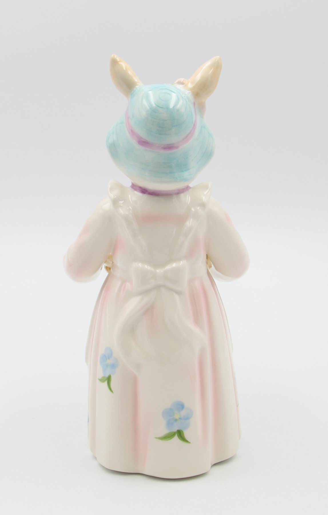 Ceramic Bunny Rabbit Carrying Basket Candy Dish, Home D&#xE9;cor, Gift for Her, Gift for Mom, Kitchen D&#xE9;cor, Spring D&#xE9;cor, Easter D&#xE9;cor