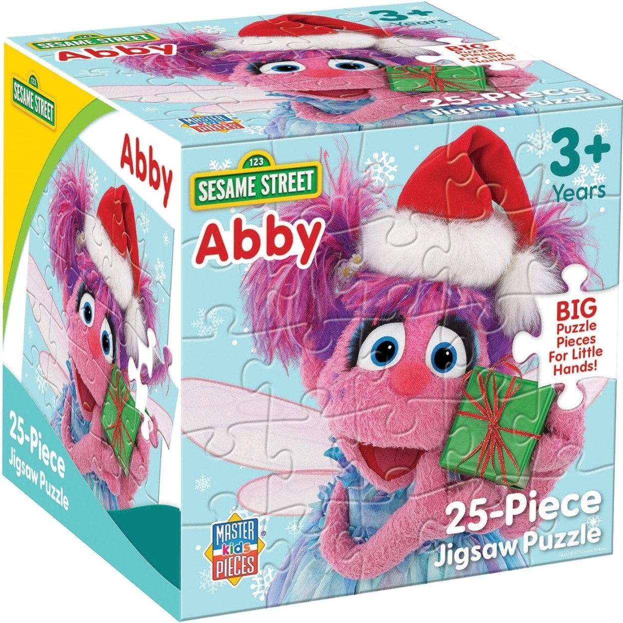 Sesame Street Abby Christmas 25 Piece Jigsaw Puzzle 10X10 Square