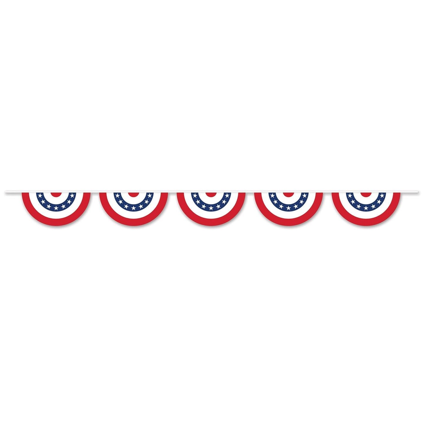 6 Pack Bulk Patriotic Bunting Party Banner