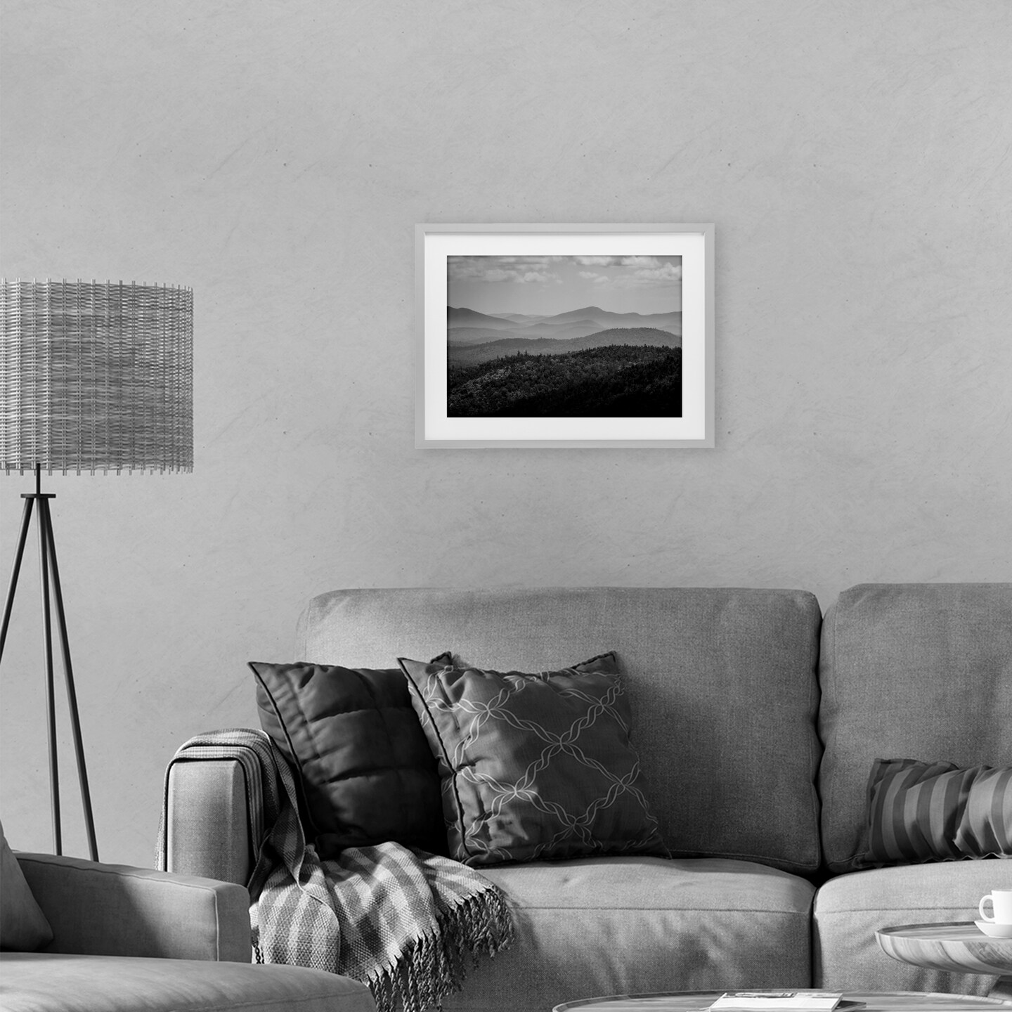 Stupell Industries Misty Adirondack Mountains Framed Print Under Glass, design by James Rodewald