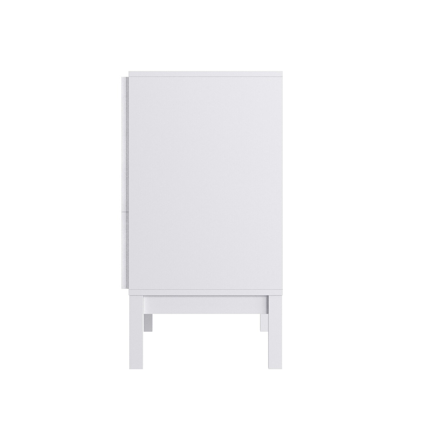 Emma and Oliver Samuel Kids Triple-Drawer Dresser with Solid Wood Frame, Chest of Drawers for Kids Bedroom