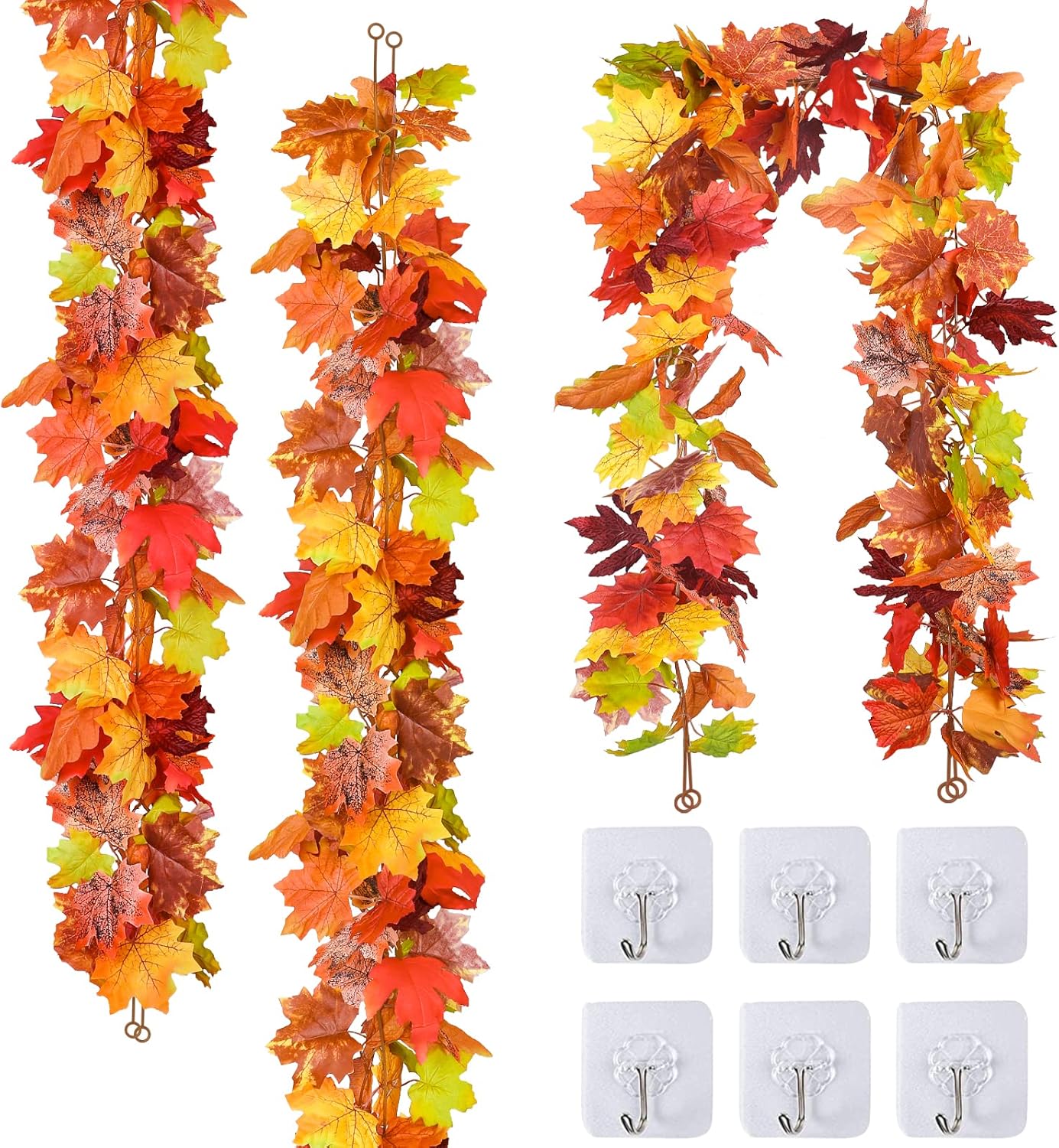 3 Pack Fall Decor for Home Fall Leaves Garland