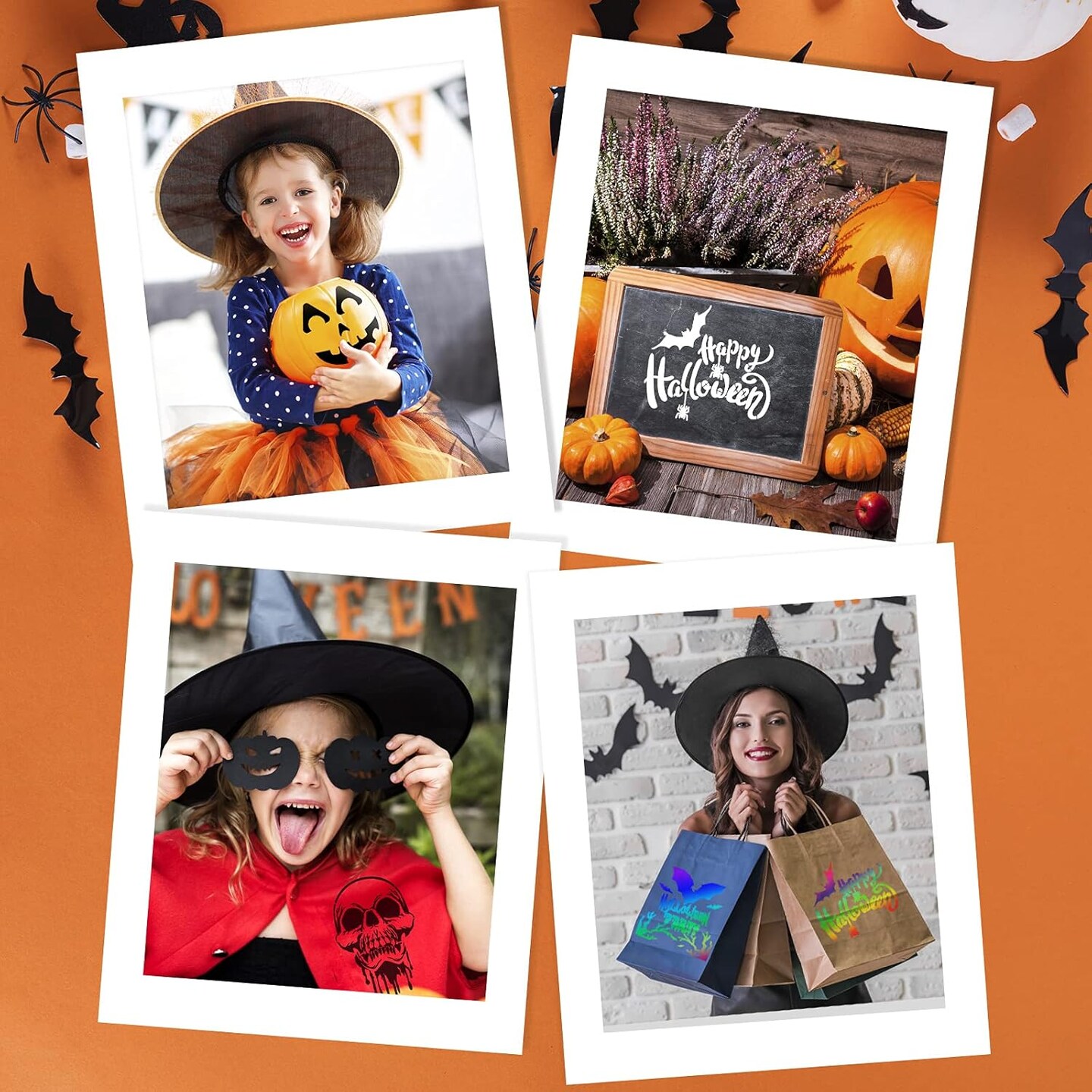 20 Pieces Halloween Painting Stencils - 6 x 6 Inch