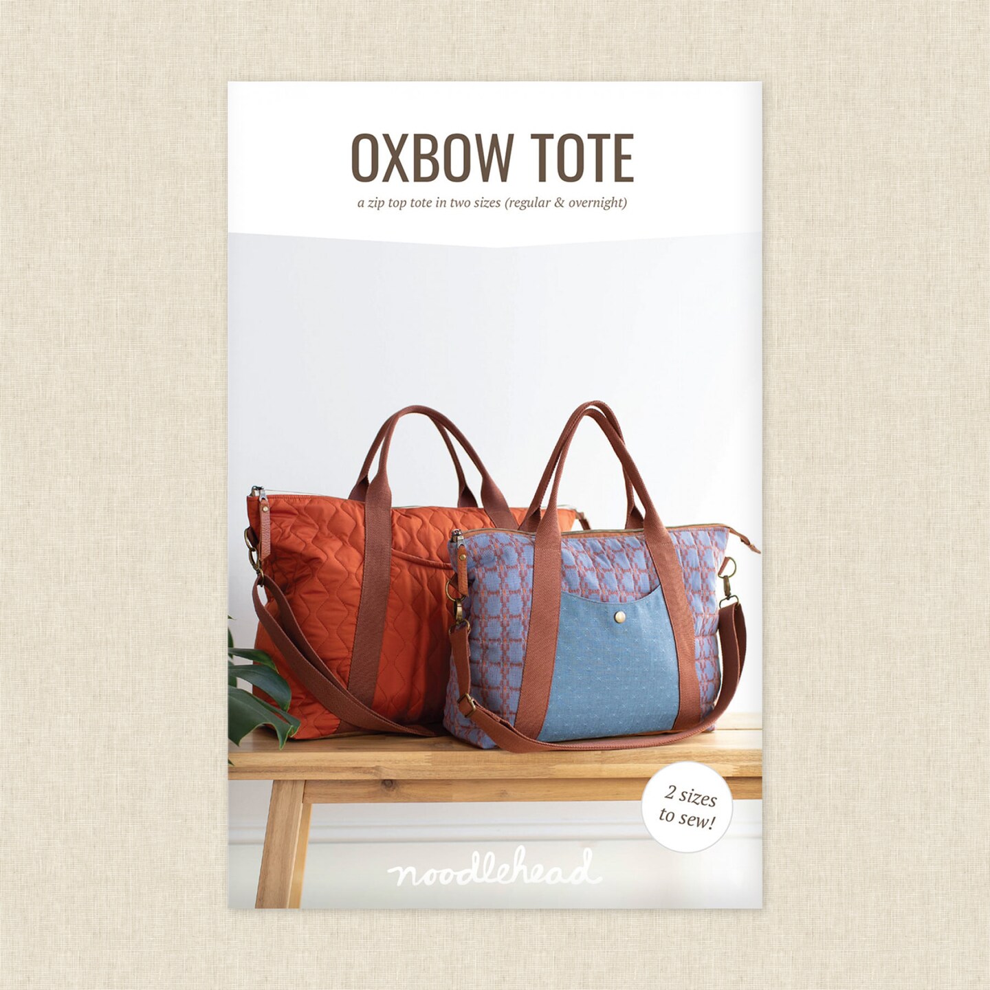 Oxbow Tote (ag 553) | Noodlehead | Sewing Pattern | Michaels