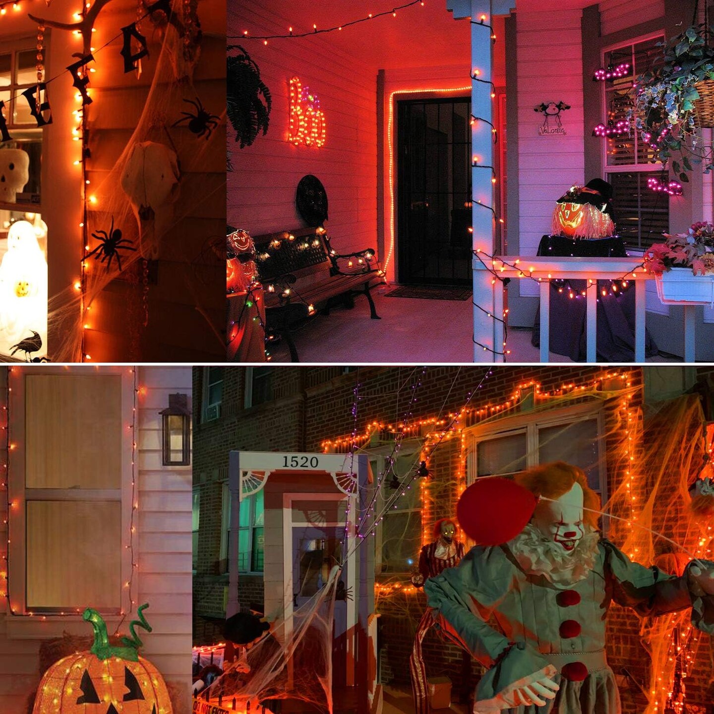 Orange Halloween String Lights - 21.3Ft, 100 - CT