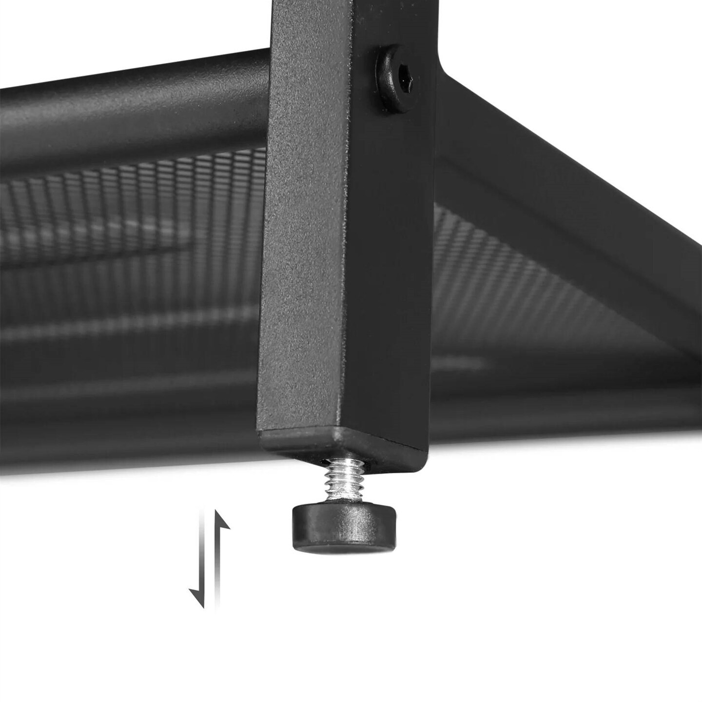 Black-Brown Metal-Wood Shoe Rack with 4 Shelves and Rustic Top Surface