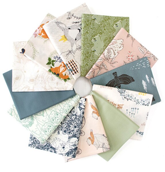 Animalia Fat Quarter Bundle Up by AGF Studio for Art Gallery (CB-BFQ305)