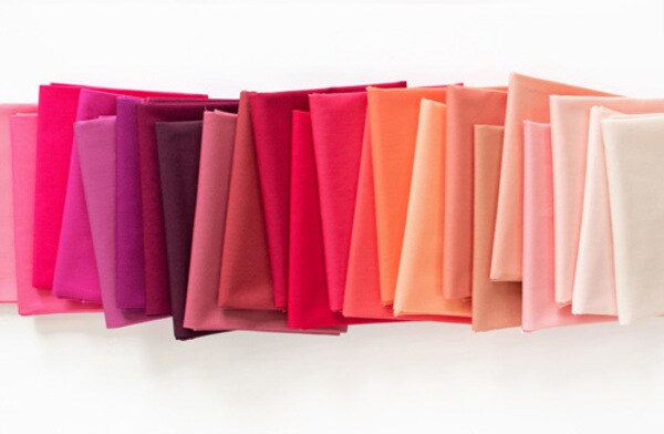 Pure Solids Fat Quarter Bundle in Blossoming by  for Art Gallery (CB-PFQ505)