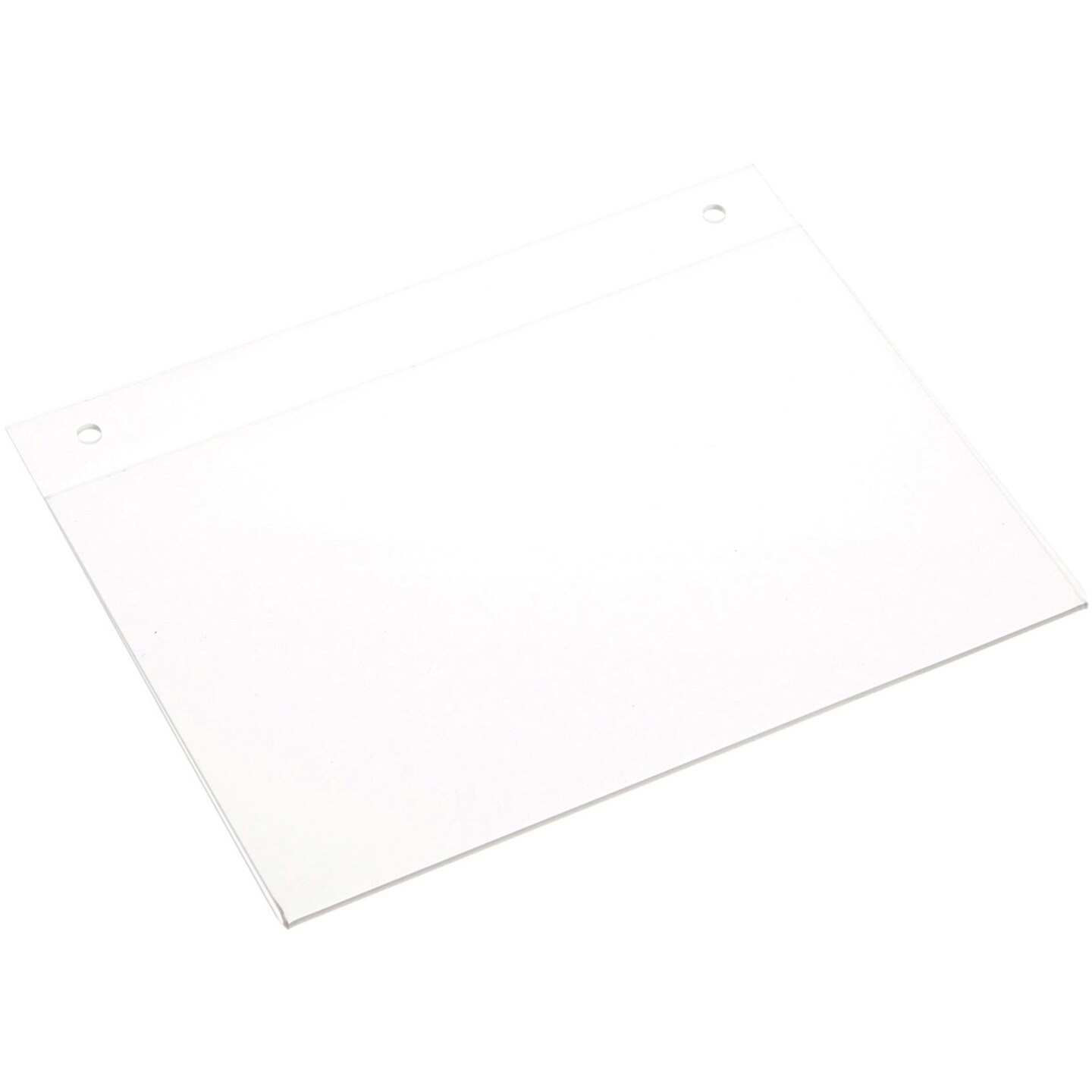 Plymor Clear Acrylic Sign Display / Literature Holder (Wall-Mount), 9" W x 6" H