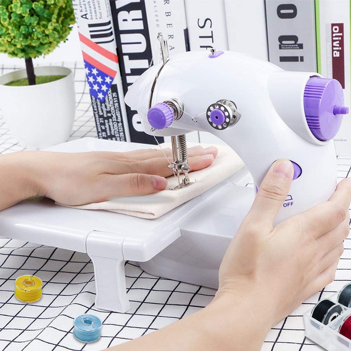 36 Pcs Bobbins and Sewing Threads Prewound with Storage Plastic Case