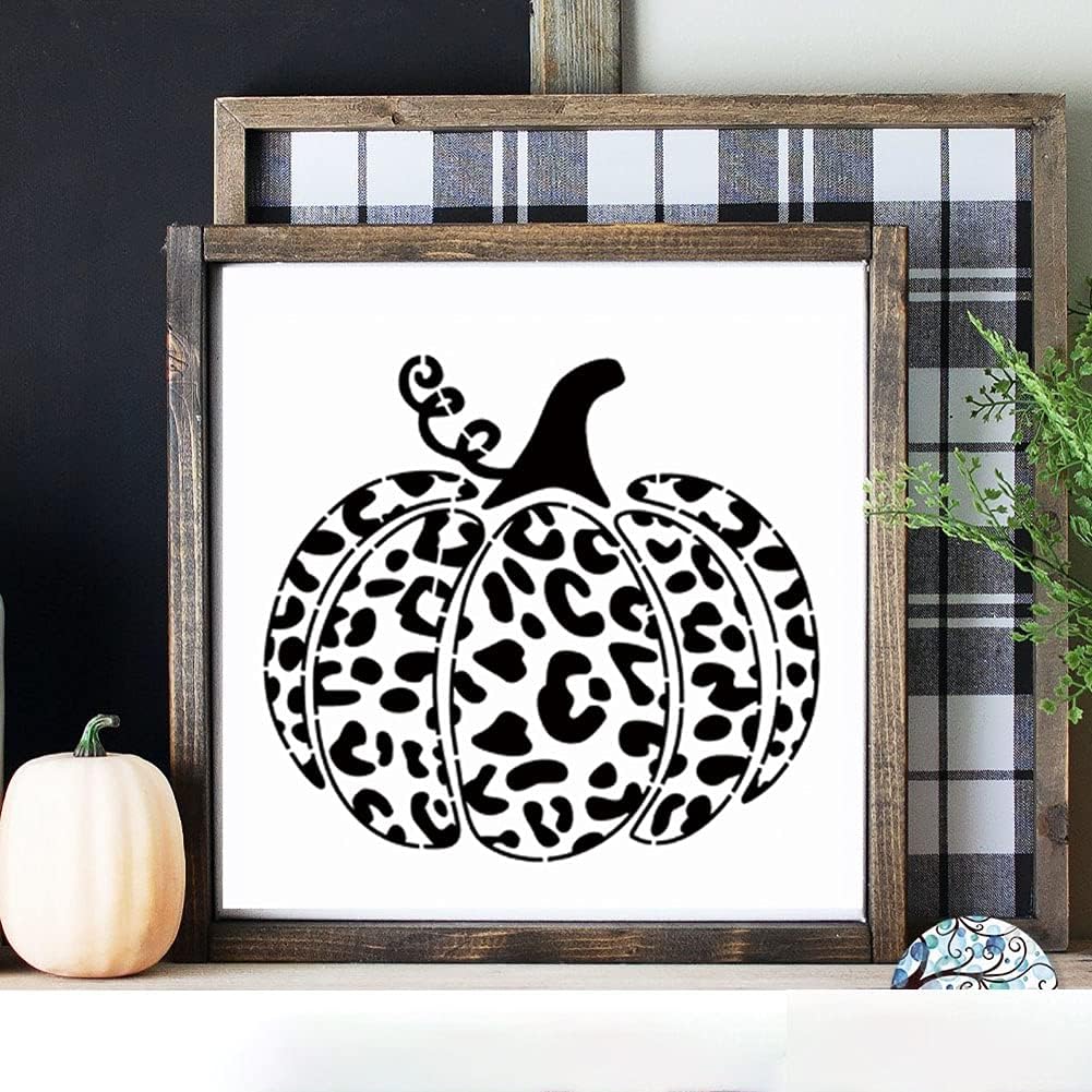 Fall Pumpkin Stencils 8” Fall Stencils Reusable Pumpkin Stencil