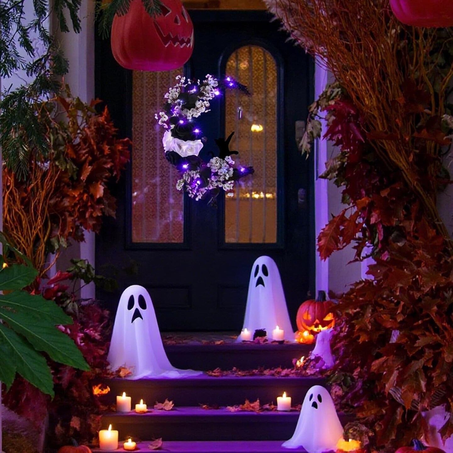 2025 Halloween Wreaths for Front Door