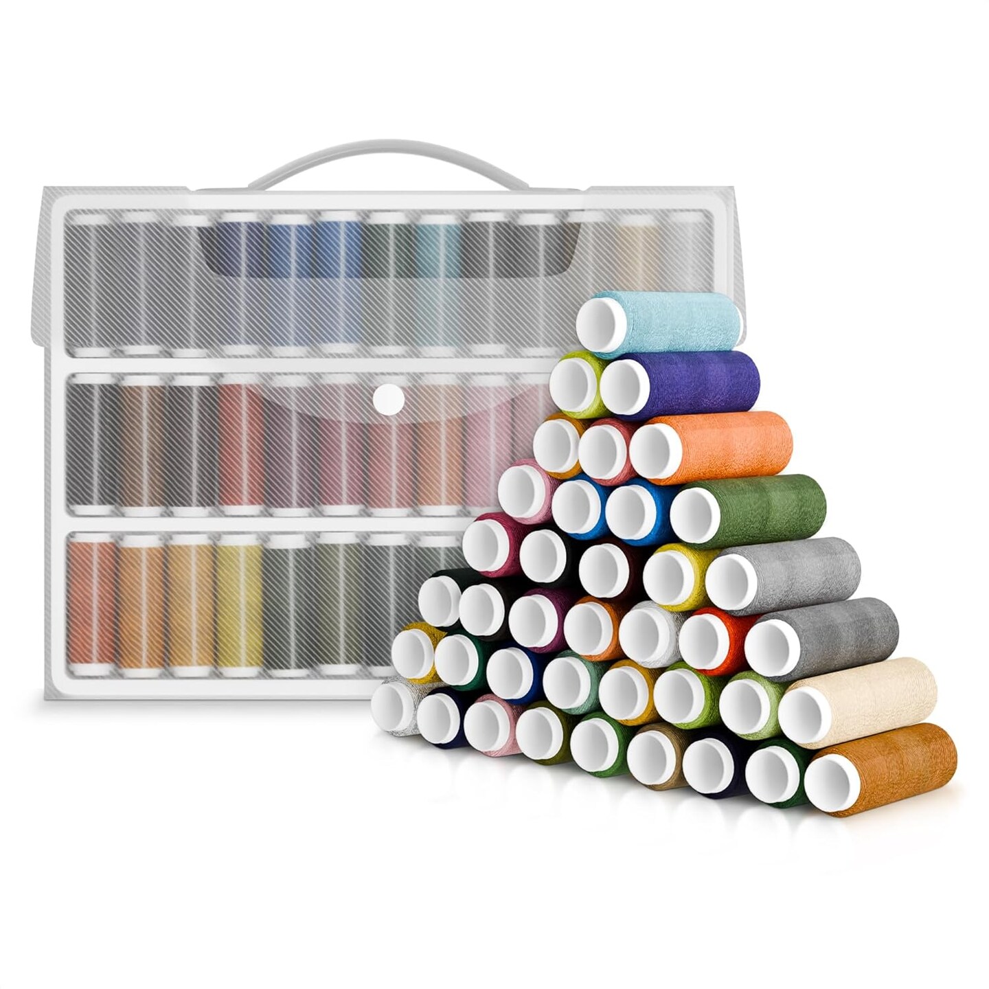 Sewing Machine Thread Set - 39 Colors Polyester Thread for Sewing