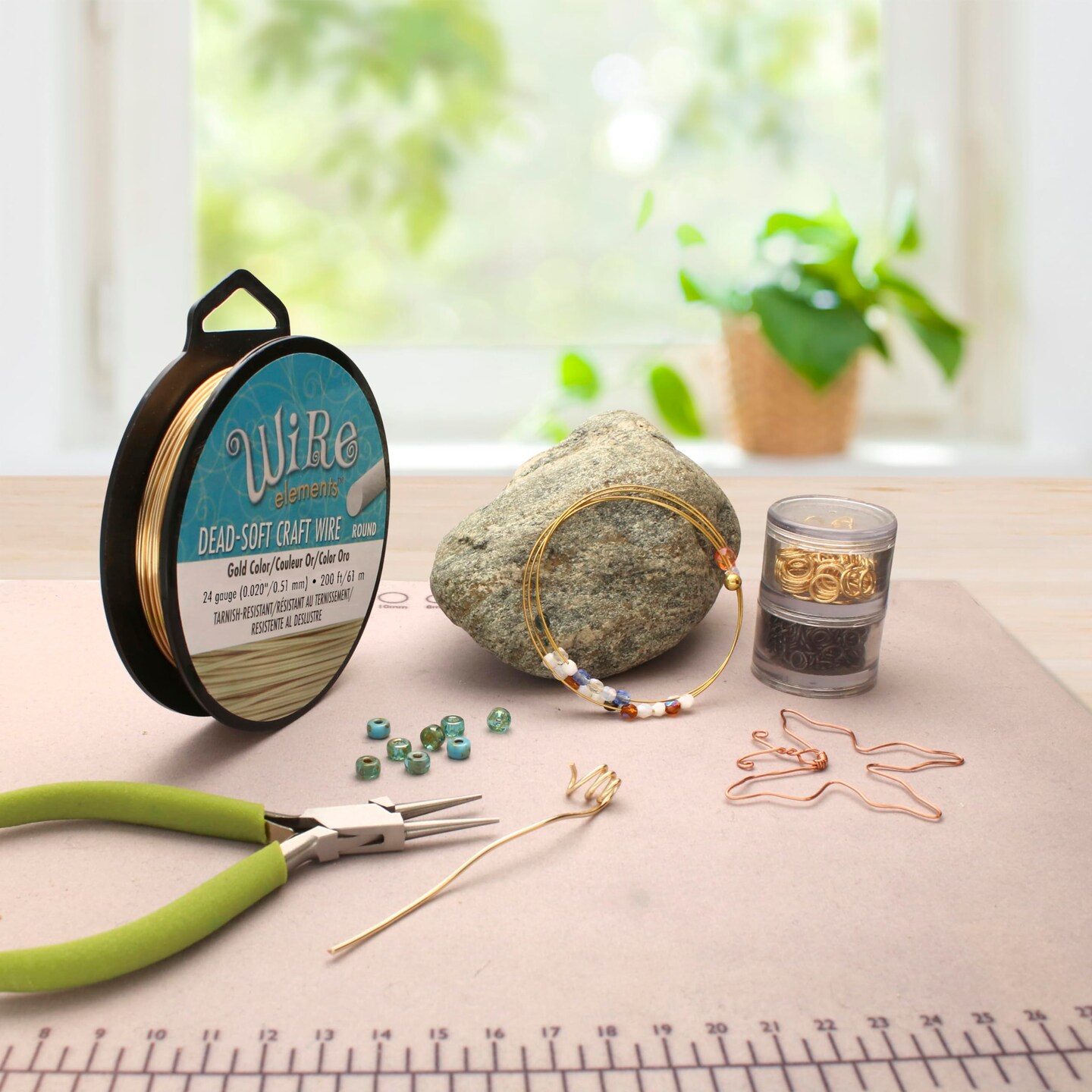 The Beadsmith Wire Elements Craft Wire – Tarnish Resistant, Soft Temper, Round