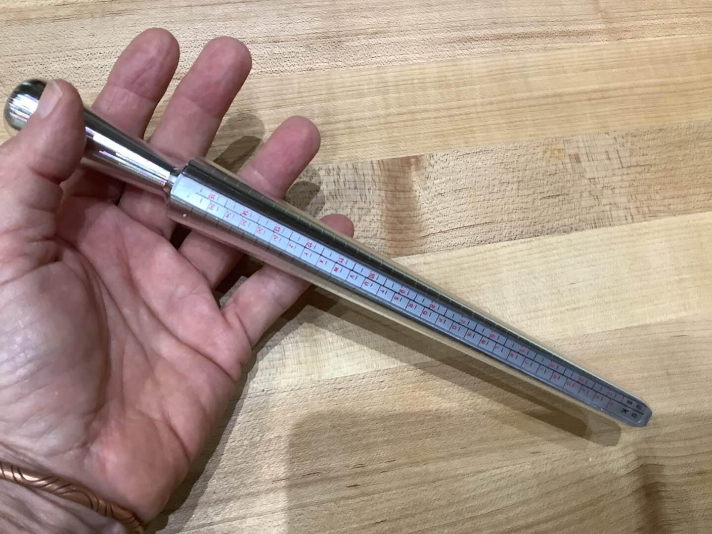 Metal Ring Sizer Measuring Tool &#x2013; Ring Gauge for Men &#x26; Women, Accurate Jewelry Sizing Tool for Measuring Finger Sizes