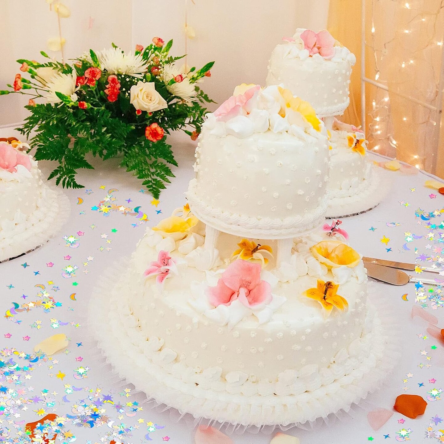 60 G/ 2.1 oz Holographic Star and Moon Glitter