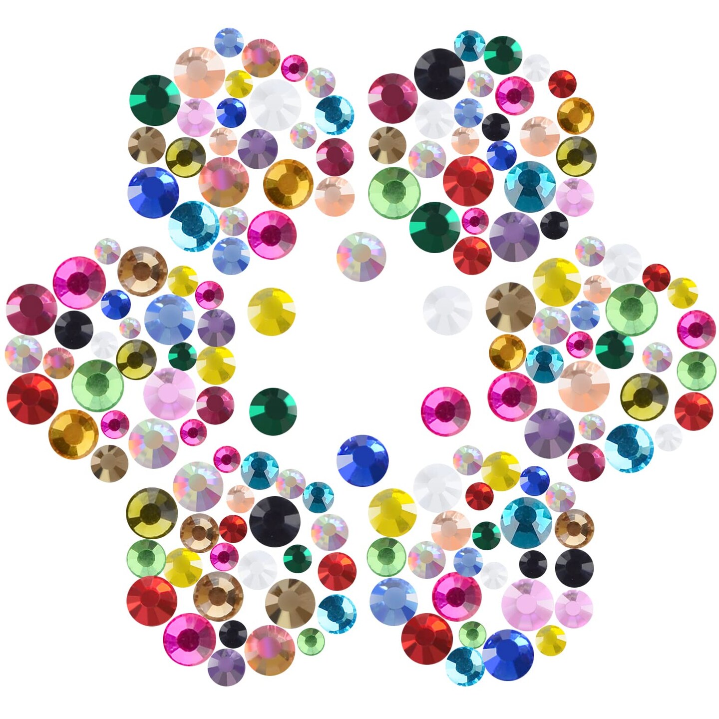 6500pcs+ Flatback Glass Hotfix Iron On Rhinestones Crystal for DIY Making with Tweezer & Picking Pen for Shoes, Clothes, Face Art, Bags, Manicure (2+20Multi-Colors,3&5-Sizes,2&20-colors)