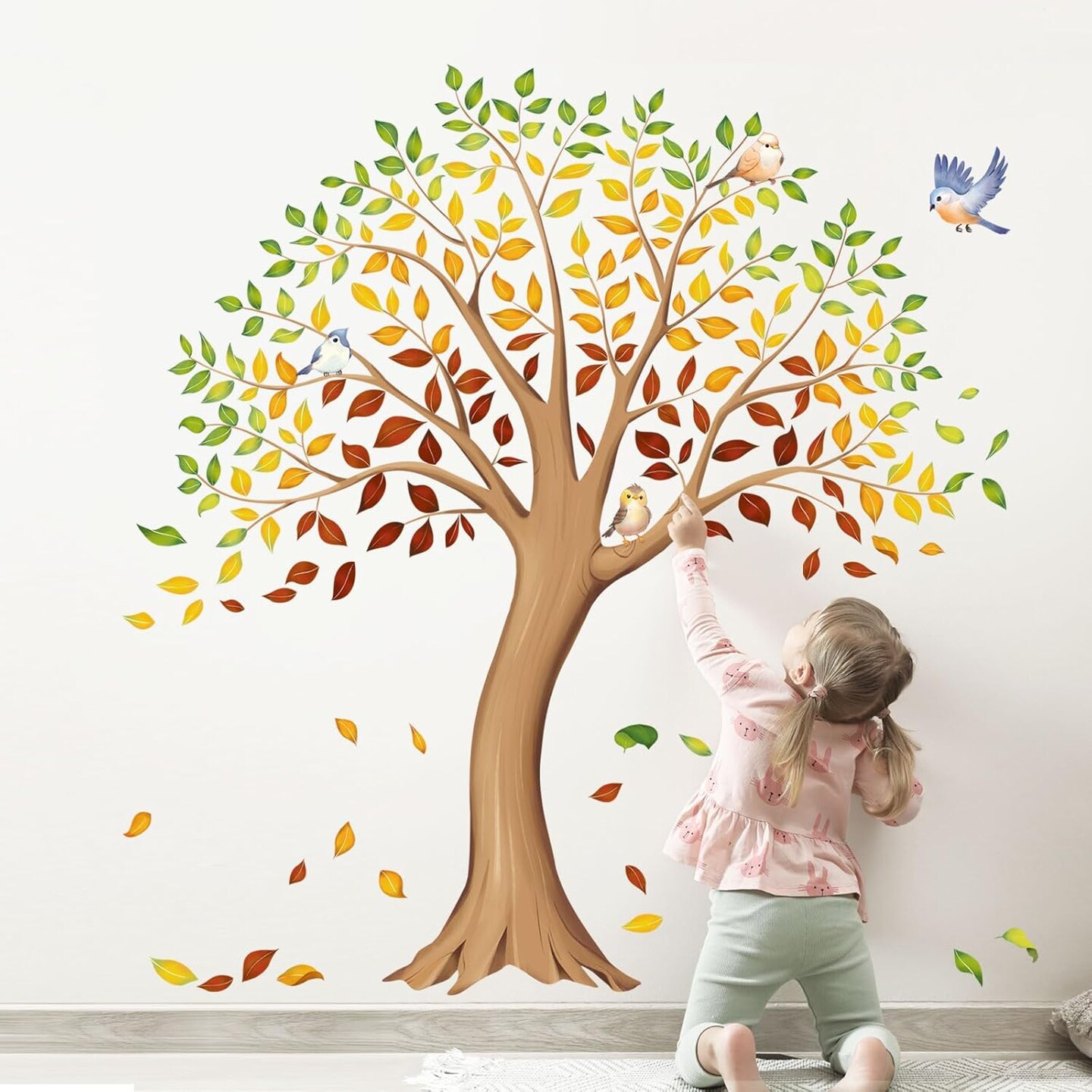 Large Fall Tree Wall Decals Autumn Tree Leaves | Michaels