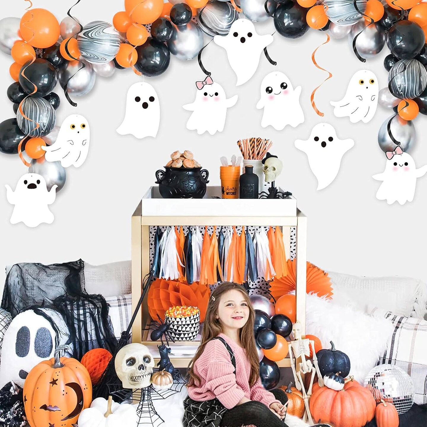 20pcs Ghost Hanging Decorations