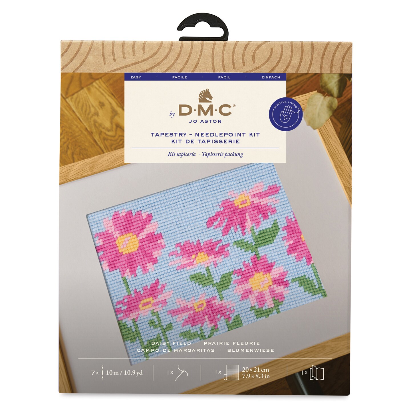 DMC The Designer Collection Easy Tapestry &#x26; Needlepoint Kit - Daisy Field