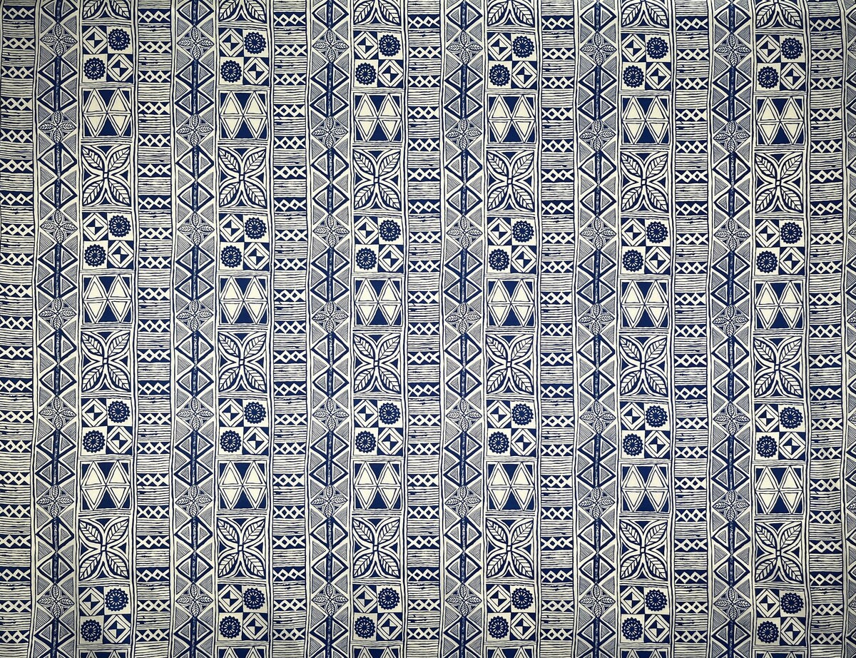 1 Yard Traditional Polynesian Tapa Polyester Fabric For Sewing Crafts And Home Décor Projects 60 Inch