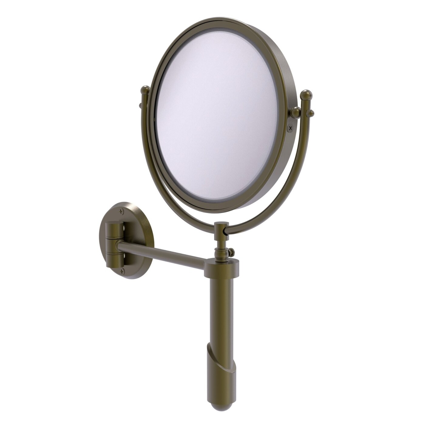 Soho Collection Wall Mounted Make-Up Mirror 8 Inch Diameter With 5X Magnification - Shm-8/5X-Abr