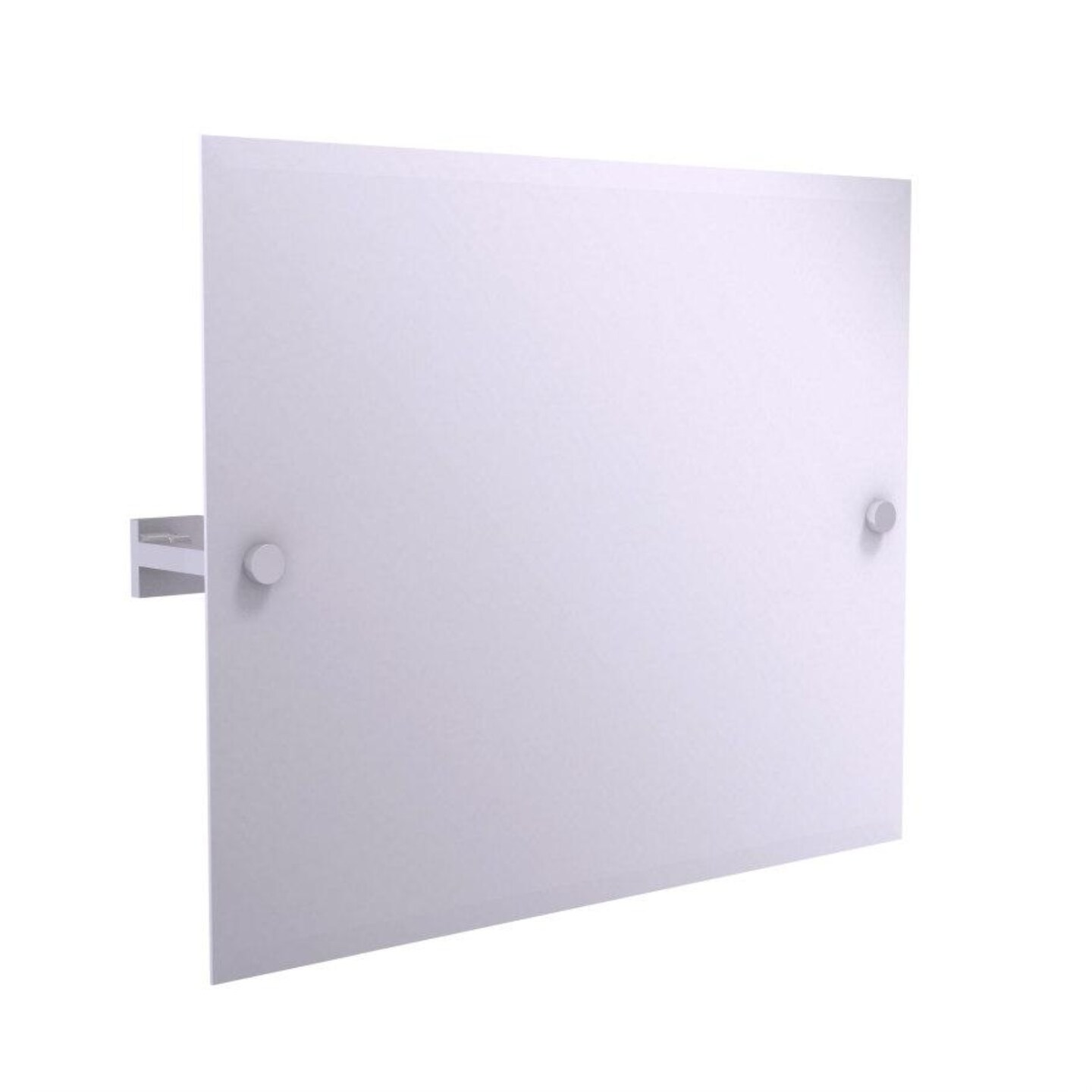 Montero Collection Contemporary Frameless Landscape Rectangular Tilt Mirror With Beveled Edge - Mt-93-Pc