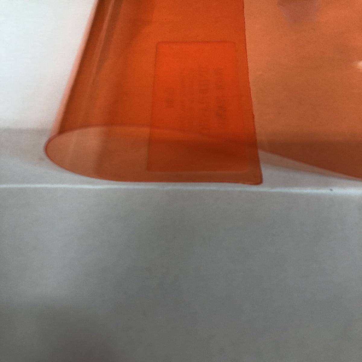 Orange Tinted Vinyl Fabric – 10 Gauge – 54" Wide – Sold By The Yard – Stain Resistant