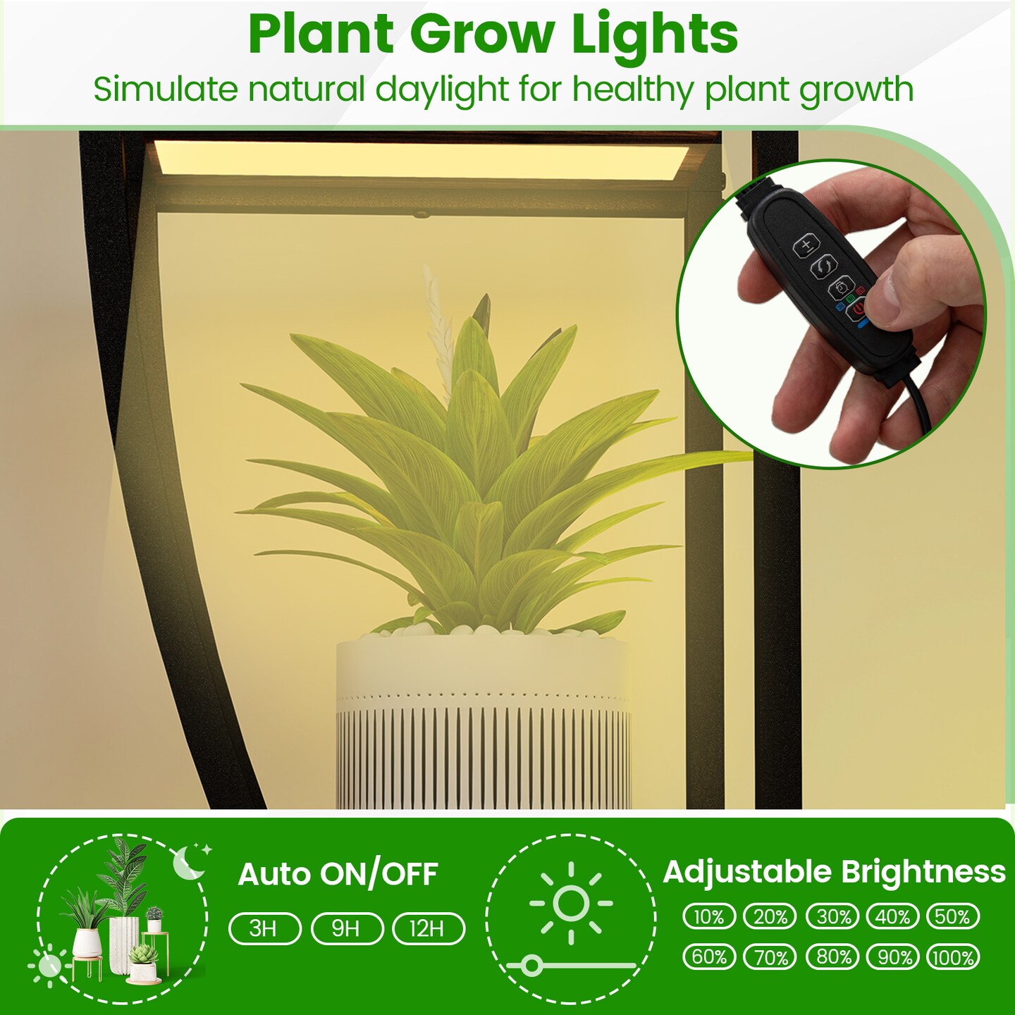 Brown - Black 10-Tier Corner Plant Stand 63" Tall Large Flowerpot Holder