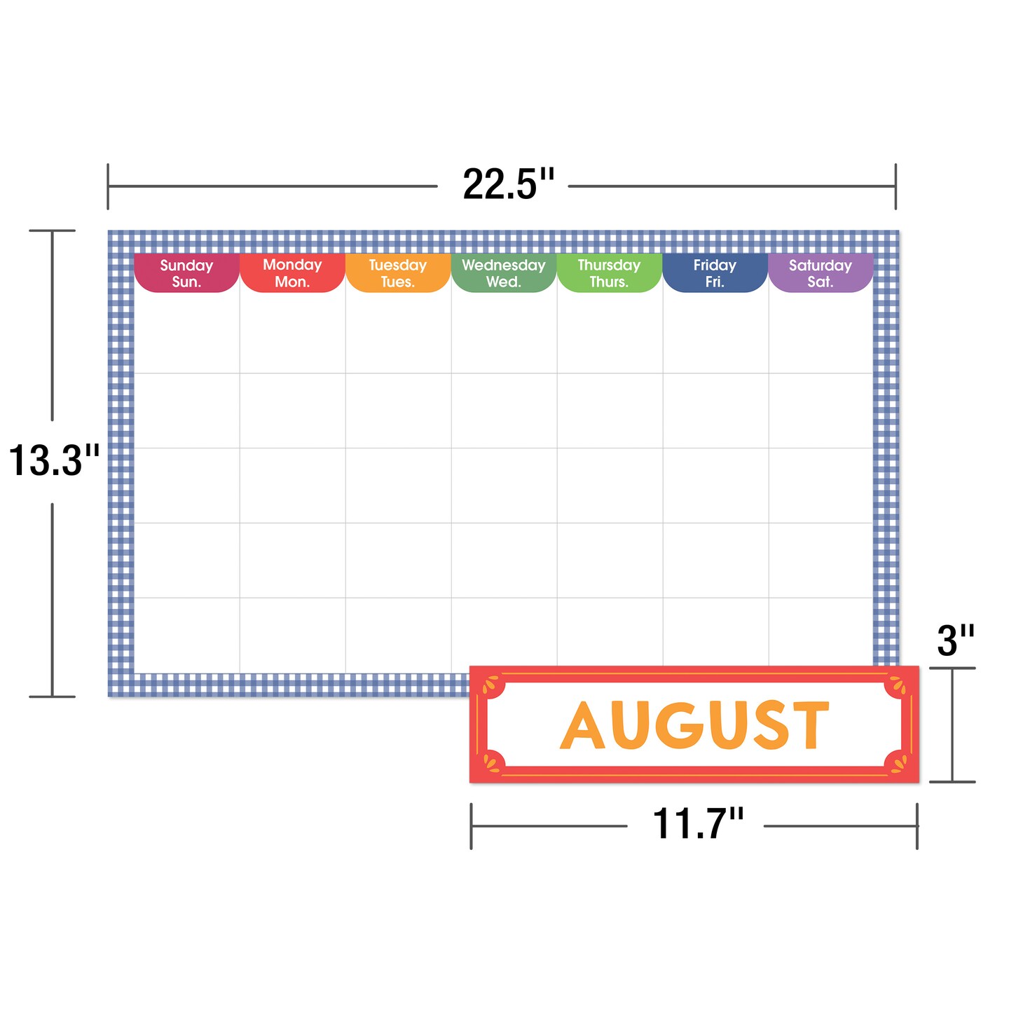 Carson Dellosa Farmers Market 139pc Bulletin Board Set with Calendar, Monthly Headers, Special Occasion Cover Ups, Weather Charts, Classroom Decor