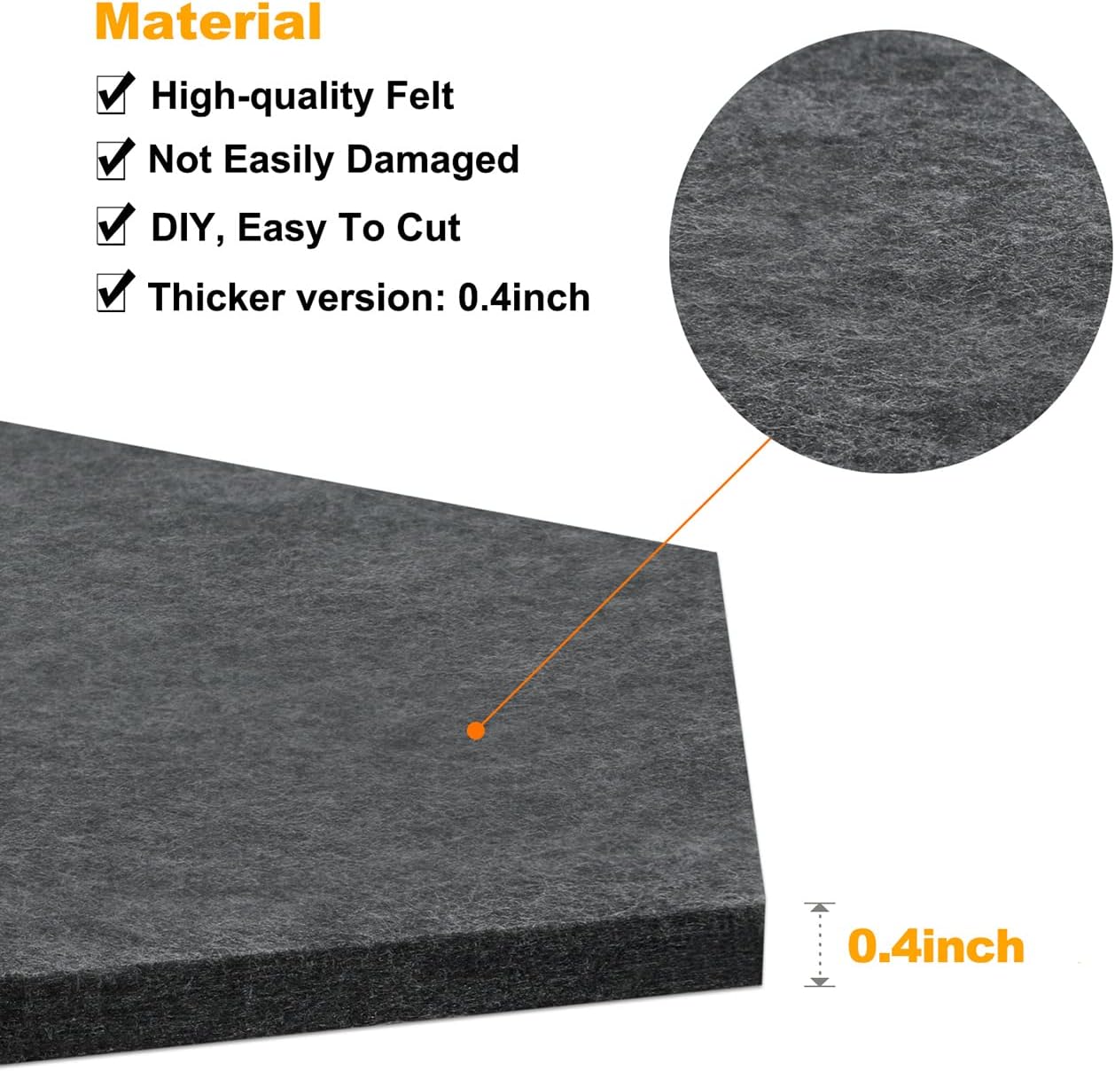 Pack of 8 Hexagon Felt Pin Bulletin Board