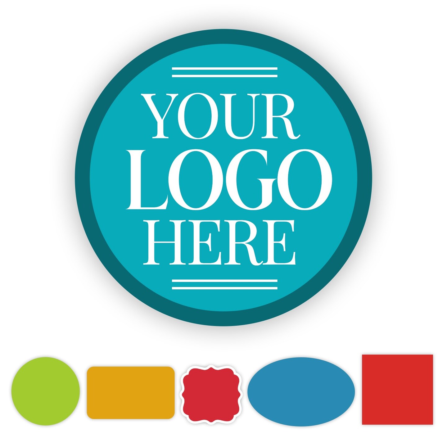 StickerJet Custom Vinyl Stickers – Waterproof Labels with Photo, Logo, Text – Decals for Business, Bottles, Laptops Individually Cut