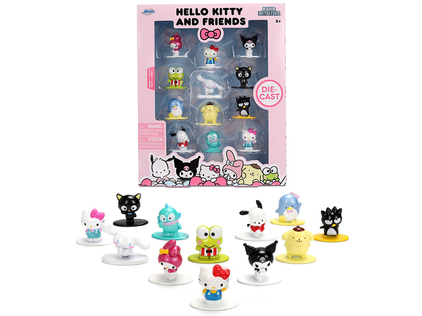 Set of 12 Diecast Figures 