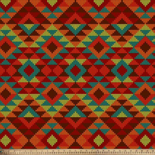 Argyle Pattern Anti-Pill Premium Fleece Fabric | By The Yard