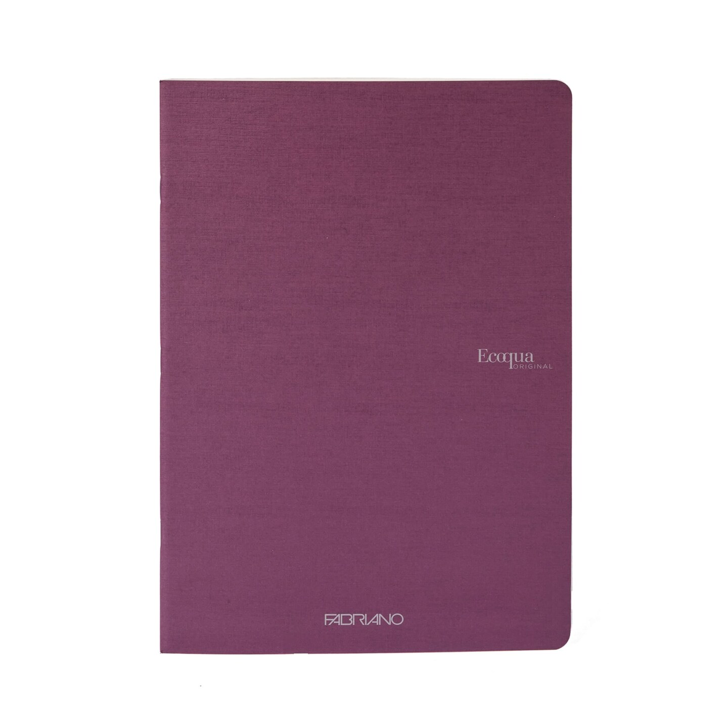 Fabriano Ecoqua Original Saddle-Stitched Notebook, Size A5, 40 Sheets, 5.8" x 8.3"