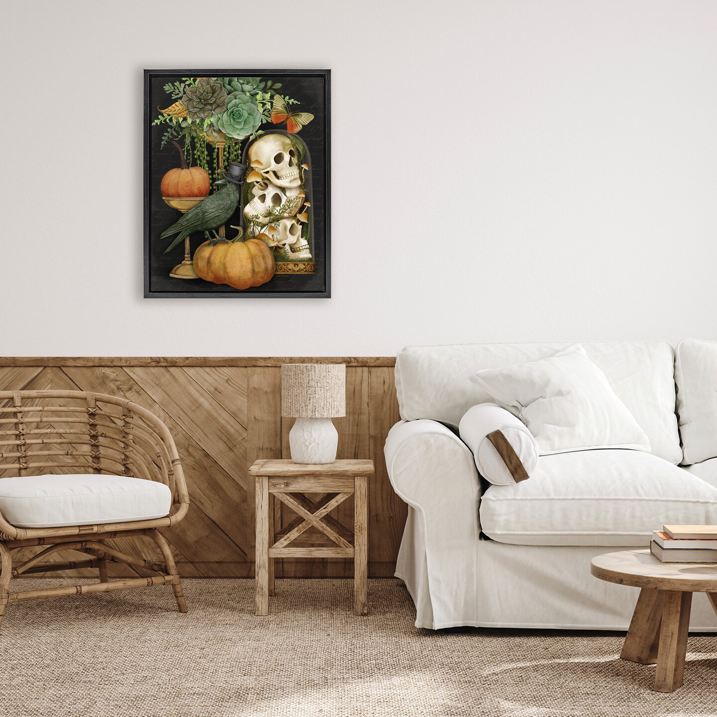 Stupell Industries Dark Academia Motif Floating Frame, design by Nicole Tamarin