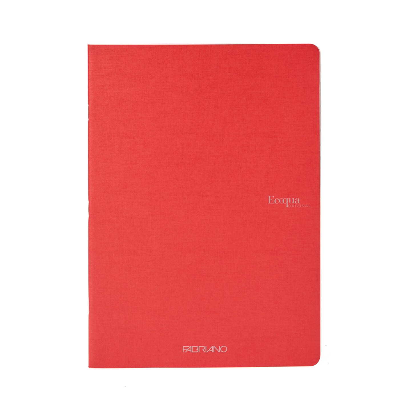 Fabriano Ecoqua Original Saddle-Stitched Notebook, Size A5, 40 Sheets, 5.8" x 8.3"