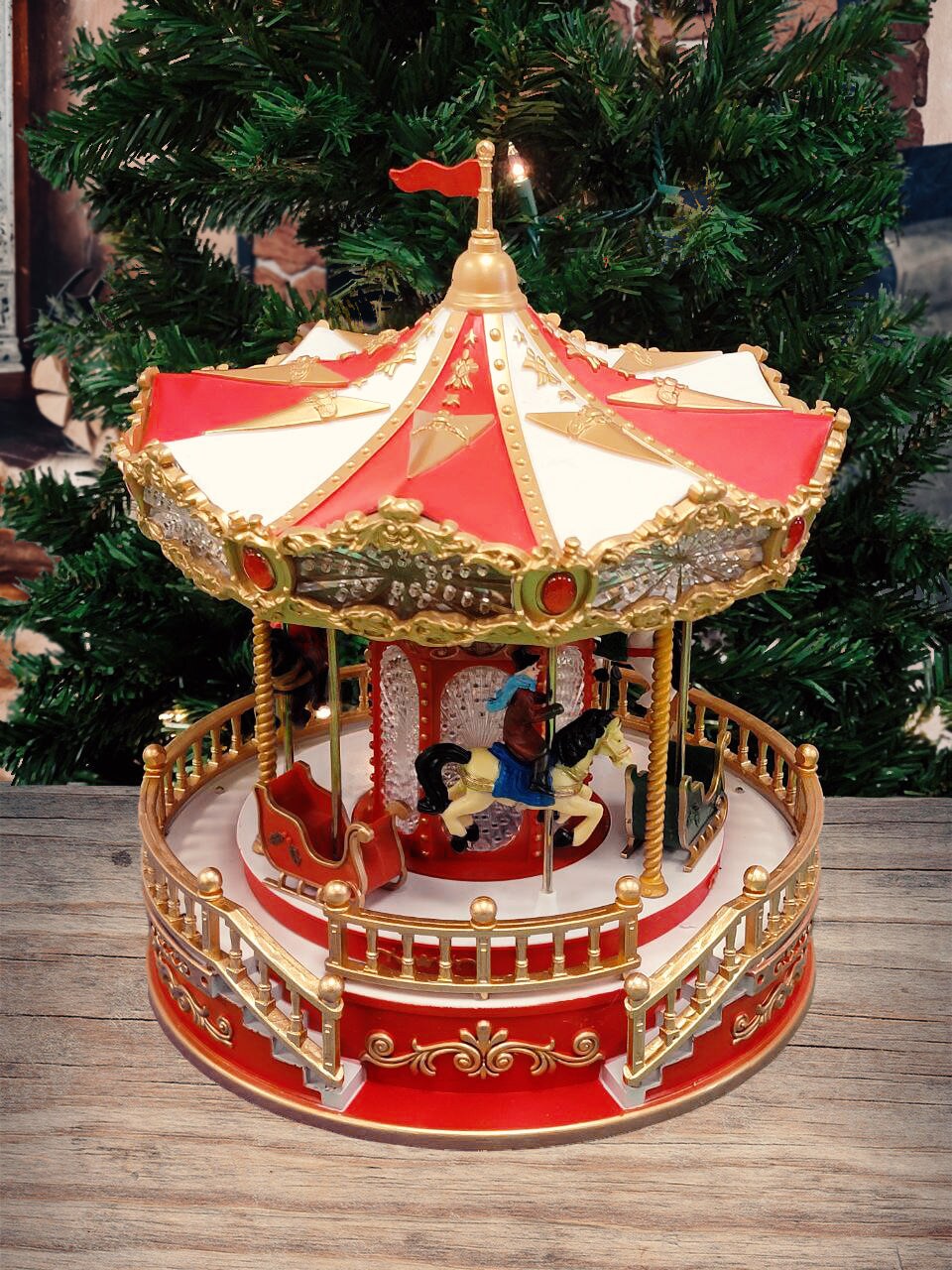 Christmas Carousel Decoration. Christmas Village | Michaels